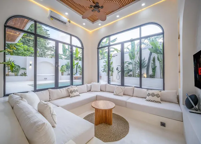 别墅 Benjita - Chic Mediterranean Retreat In Pererenan 坎古